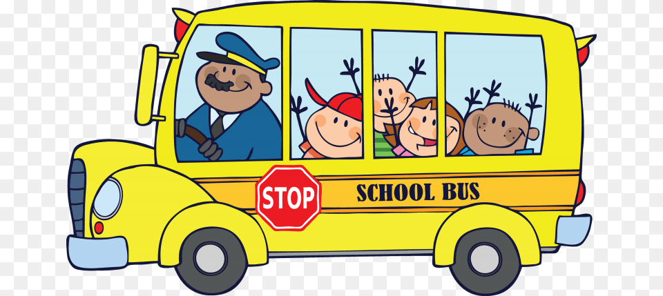 School Bus Clip Art For Kids Clipart Images, Vehicle, Transportation, Person, Baby Free Png