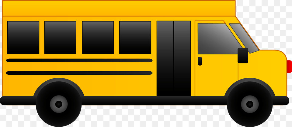 School Bus Clipart, School Bus, Transportation, Vehicle, Moving Van Png