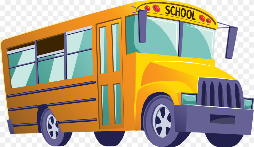 School Bus Clipart, School Bus, Transportation, Vehicle, Machine Free Png