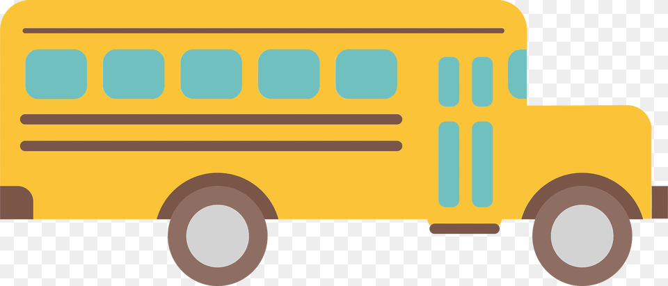 School Bus Clipart, School Bus, Transportation, Vehicle, Moving Van Free Png