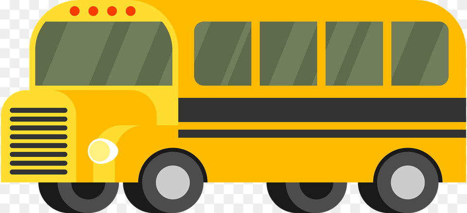 School Bus Clipart, School Bus, Transportation, Vehicle, Machine Free Png Download
