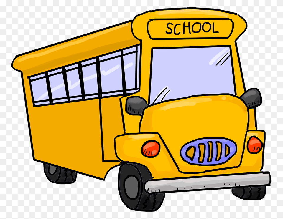 School Bus Clipart, School Bus, Transportation, Vehicle, Bulldozer Free Png Download