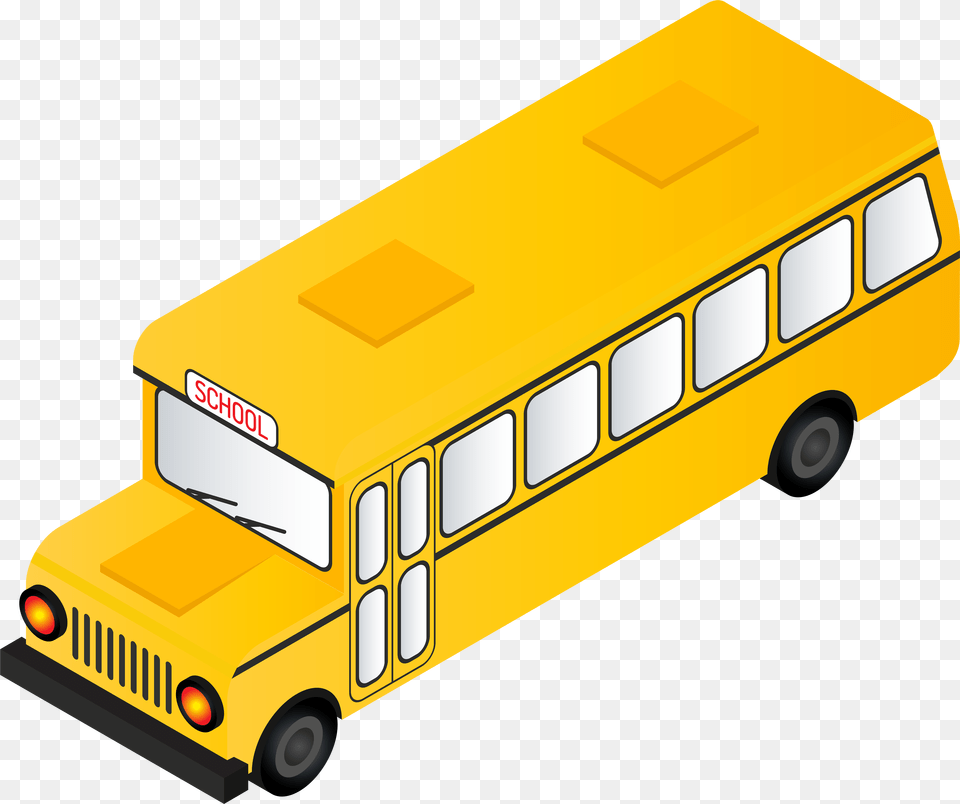 School Bus Clipart High Resolution, School Bus, Transportation, Vehicle Png