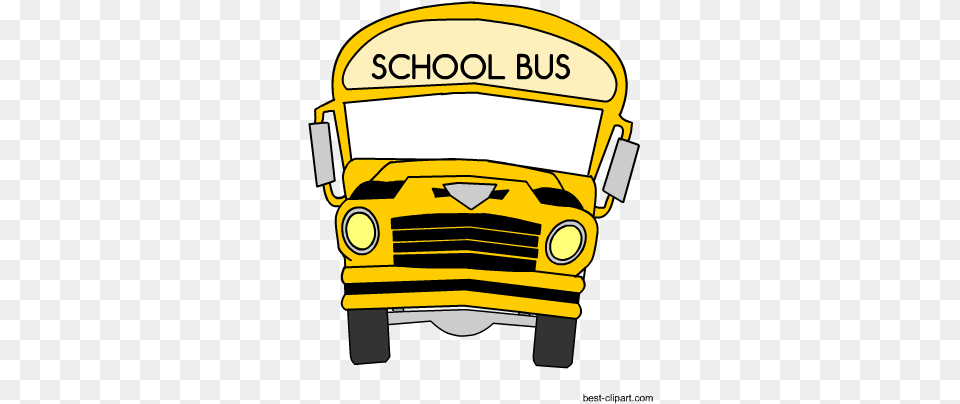 School Bus Front Clip Art Front School Clip Art, School Bus, Transportation, Vehicle, Bulldozer Free Transparent Png