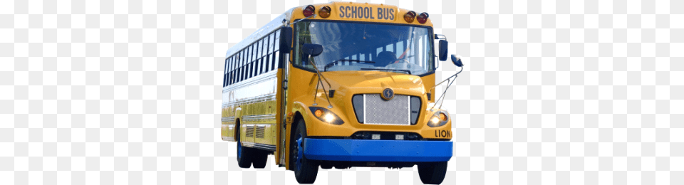 School Bus Lion Electric School Bus, Transportation, Vehicle, School Bus, Bumper Free Png Download