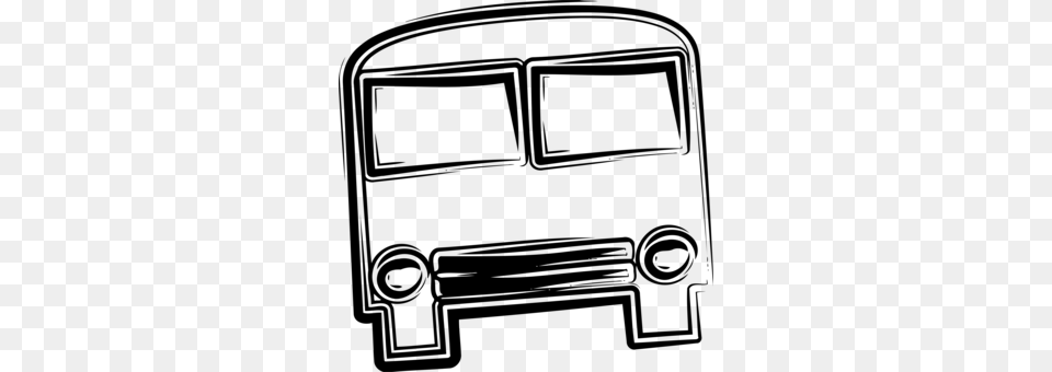 School Bus Public Transport Chauffeur, Gray Png