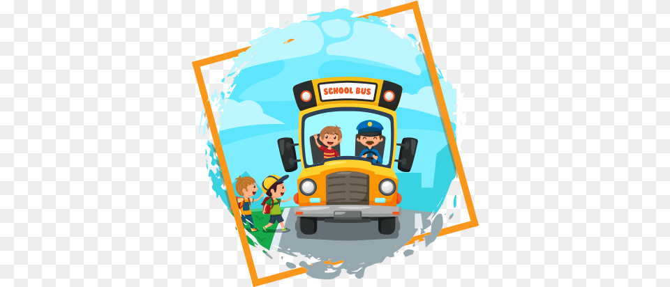 School Bus Tracking System With Trackschoolbus Apps School Bus, Transportation, Vehicle, School Bus, Baby Free Transparent Png