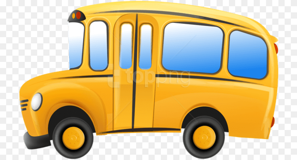 School Bus Transparent Clip Art School, School Bus, Transportation, Vehicle, Car Free Png