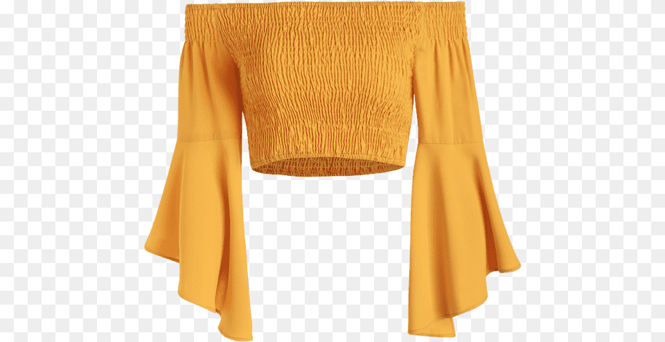 School Bus Yellow Autumn And Spring And Summer Solid Sweater, Blouse, Clothing, Knitwear, Coat Png