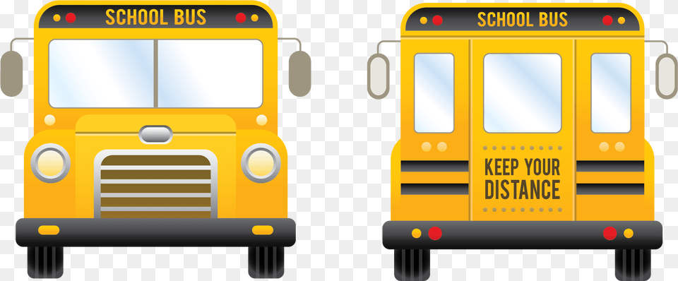 School Bus Yellow School Bus Yellow School Bus Back, School Bus, Transportation, Vehicle Png Image