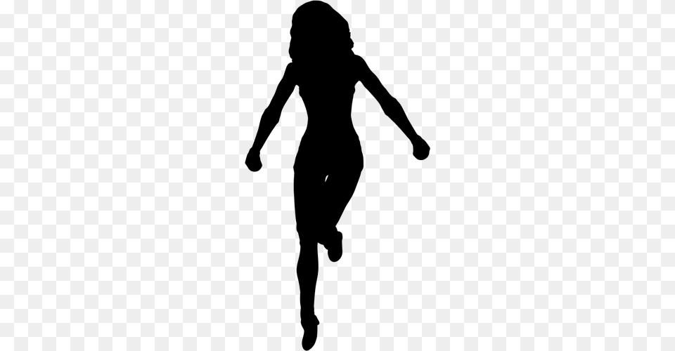 School Buses Silhouette Female, Gray Png Image