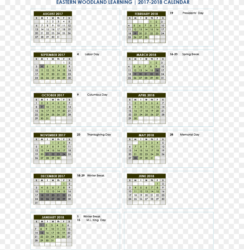 School Calendar 2017 18 Vertical Calendar Template 2017, Text, Scoreboard Free Png