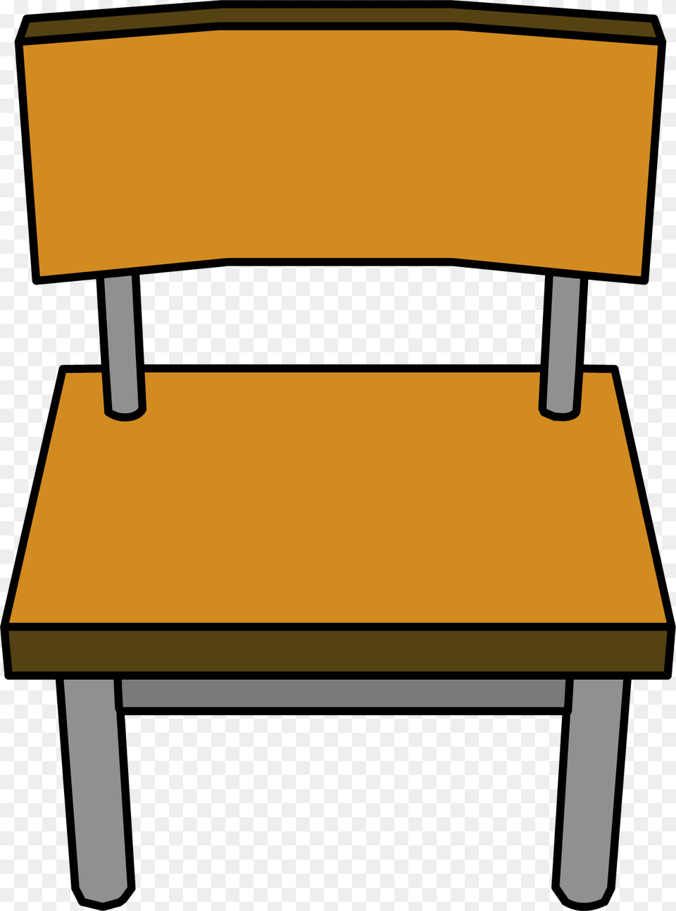 School Chair Clipart Chair Clipart, Bench, Furniture, Plywood, Table Free Png Download