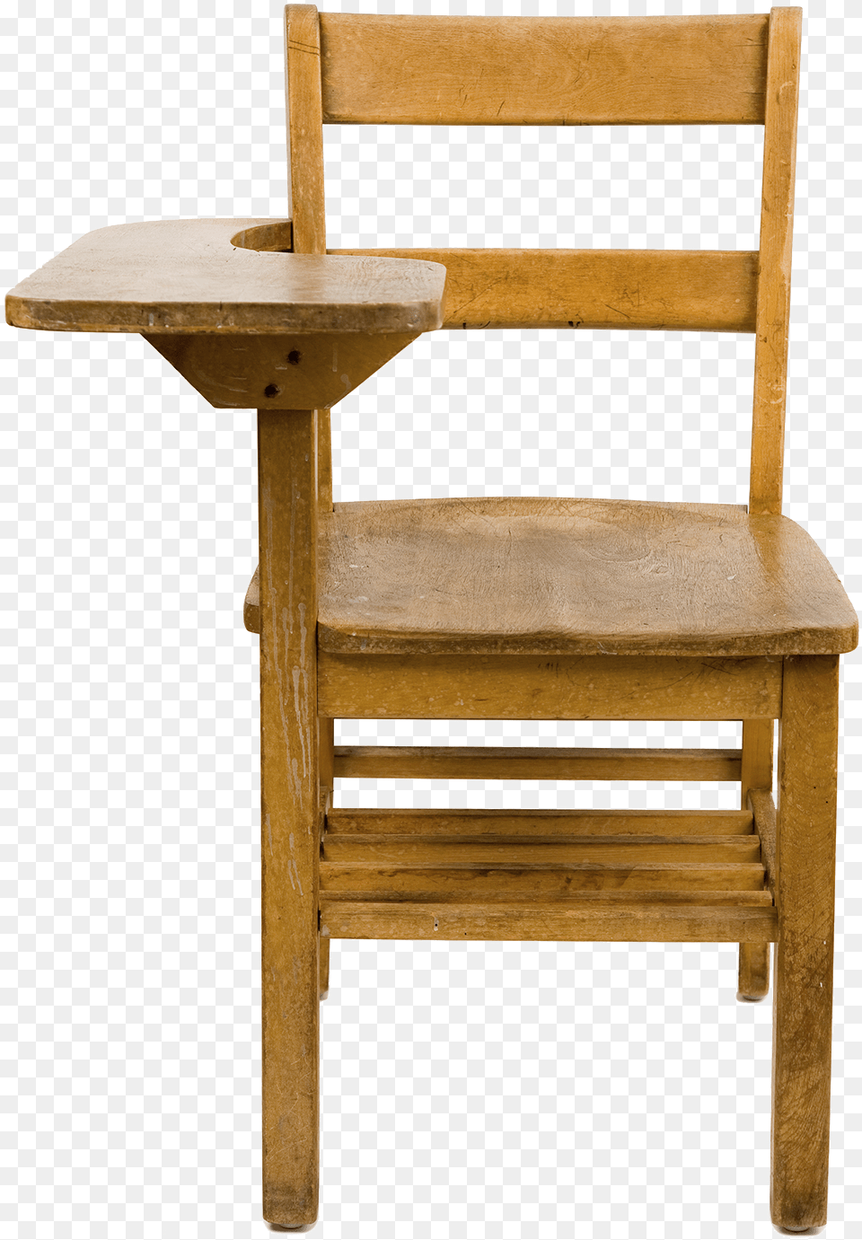 School Chair No Background, Furniture, Wood Free Png Download