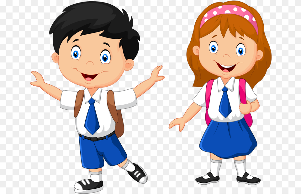 School Children Clipart, Baby, Book, Comics, Publication Free Png