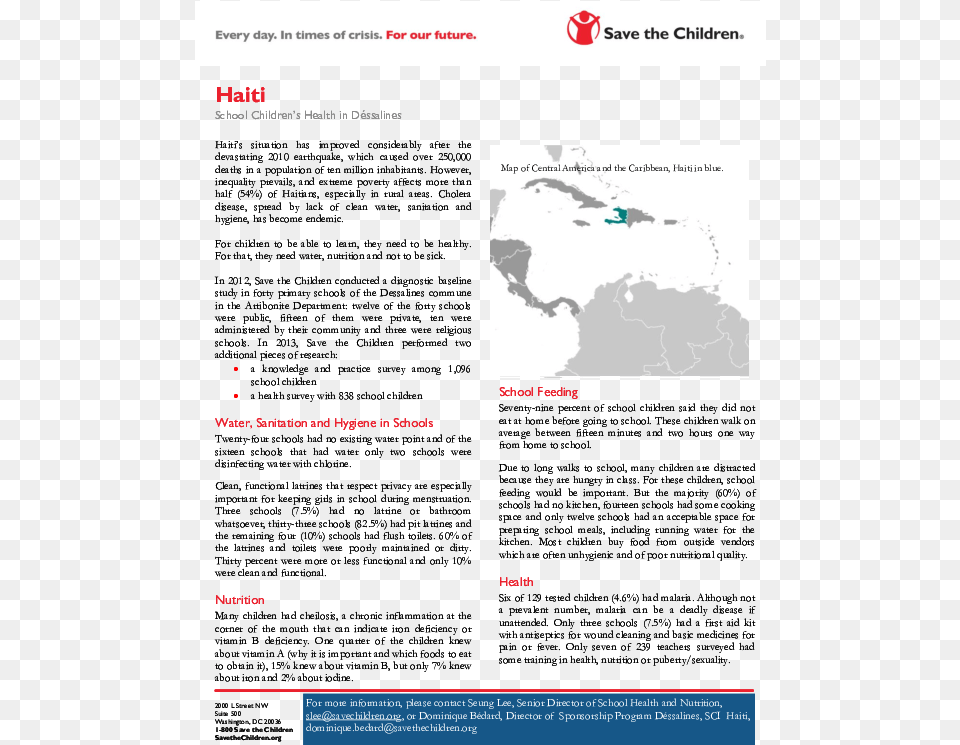 School Children S Health In D Ssalines Save The Children, File, Chart, Plot, Page Free Png Download