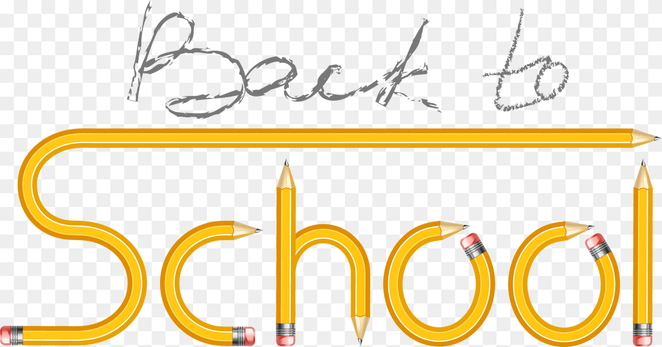School Clip Art Back To School Transparent Background, Text, Person, Pencil Png Image