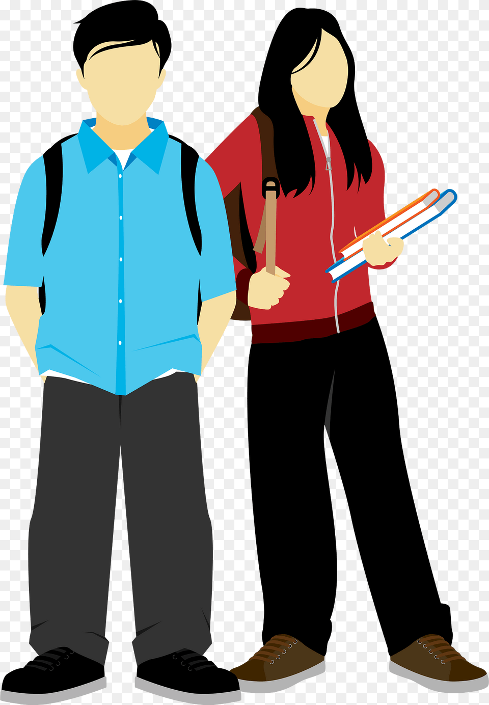 School Clipart, Walking, Clothing, Person, Pants Free Transparent Png