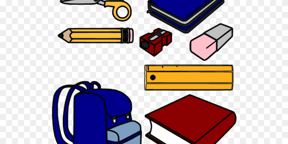 School Clipart Clipart, Pencil, Bag Png Image
