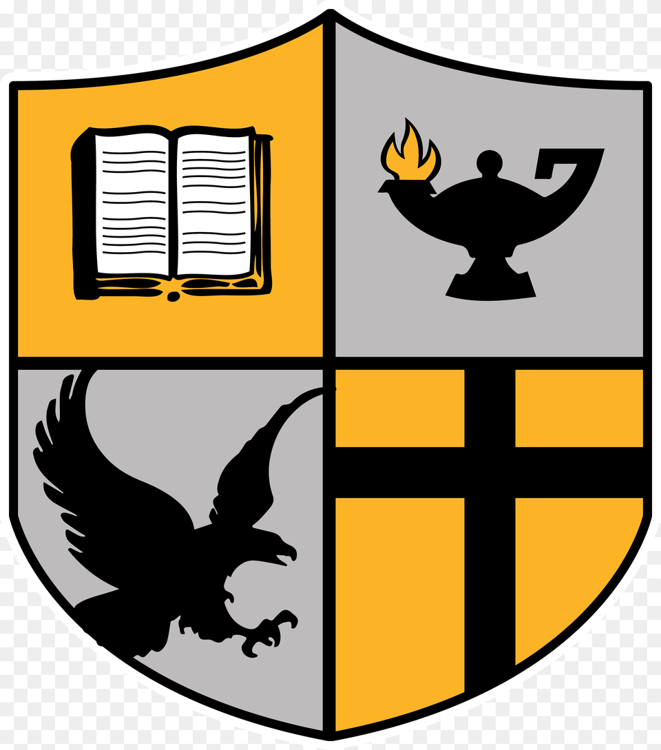 School Crest Madison Christian School, Armor, Animal, Bird, Shield Free Png Download