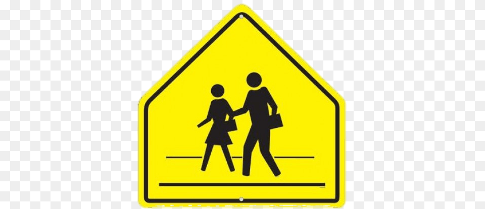 School Crosswalk Sign, Symbol, Person, Adult, Male Free Png Download