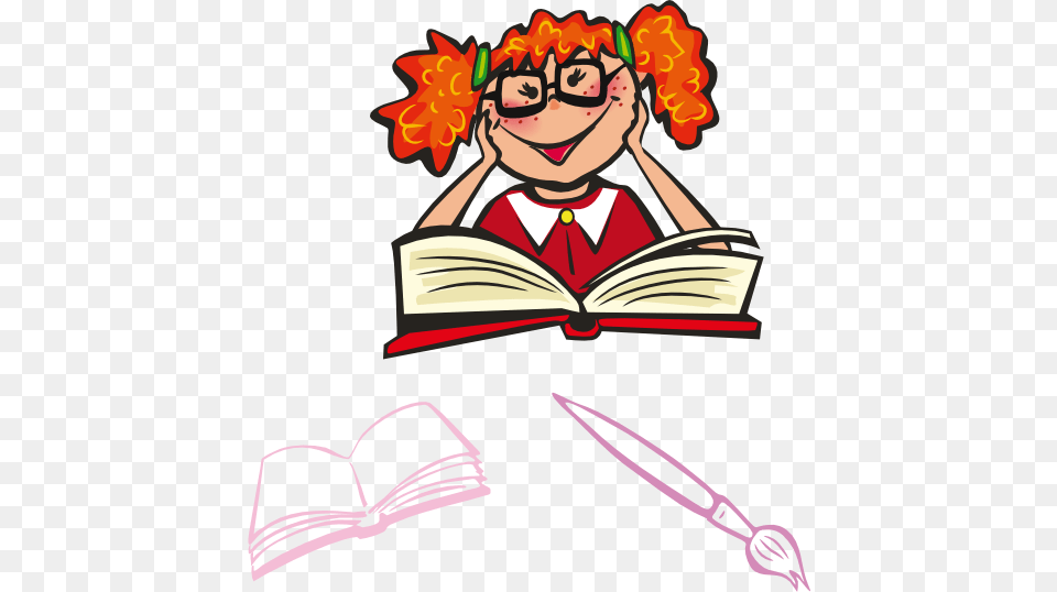 School Days Clipart, Person, Reading, Book, Publication Png Image