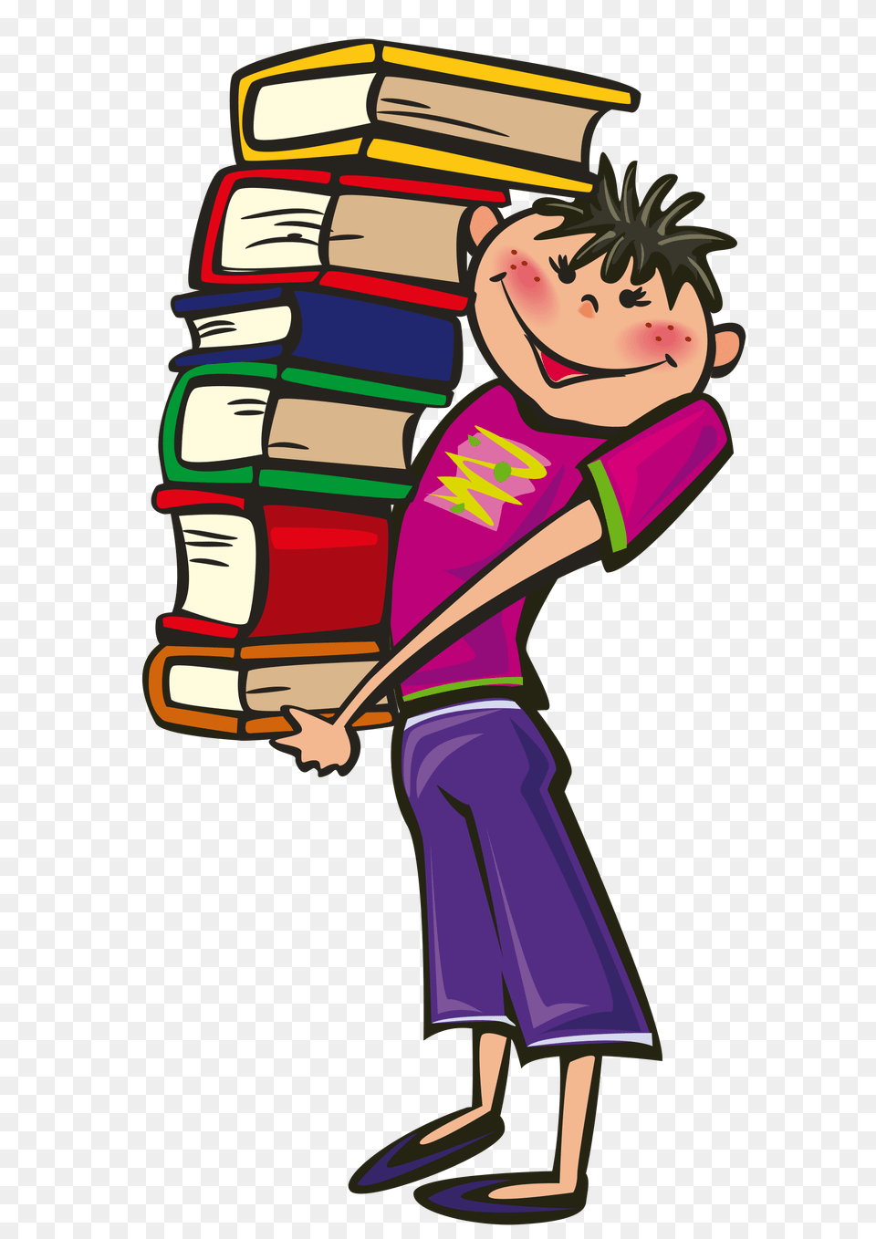 School Days Clipart, Book, Publication, Cleaning, Person Free Png Download