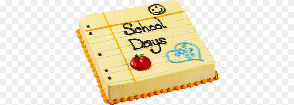 School Days Paper Ice Cream Cake Back To School Sheet Cake, Birthday Cake, Dessert, Food, Icing Free Transparent Png