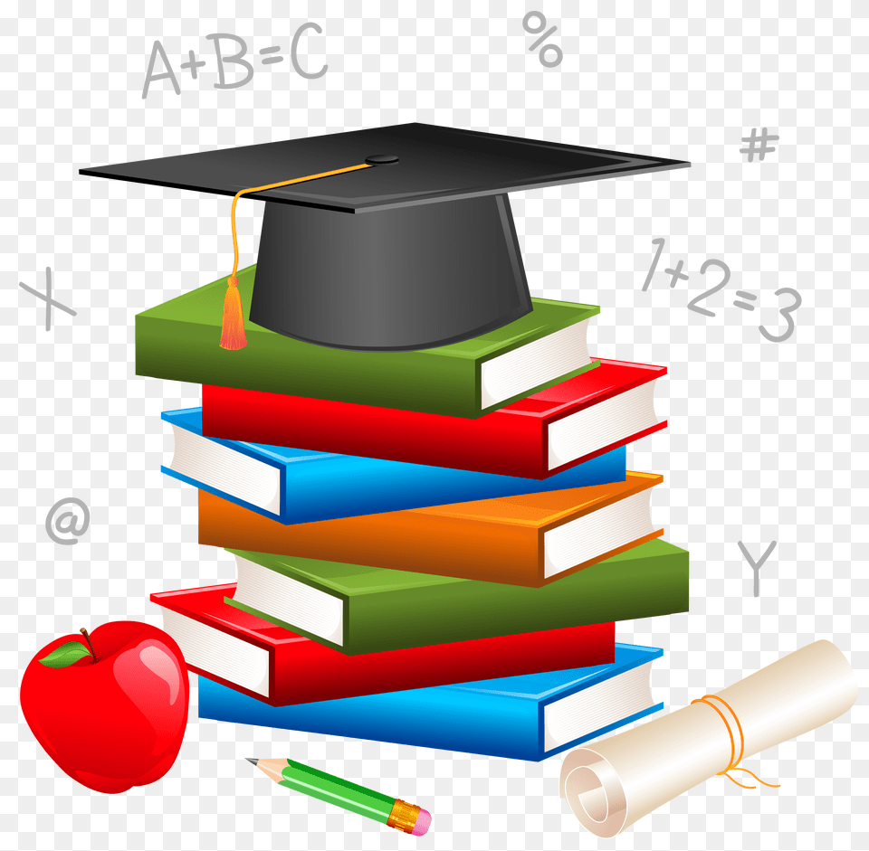 School Decor, Graduation, People, Person, Book Free Png Download