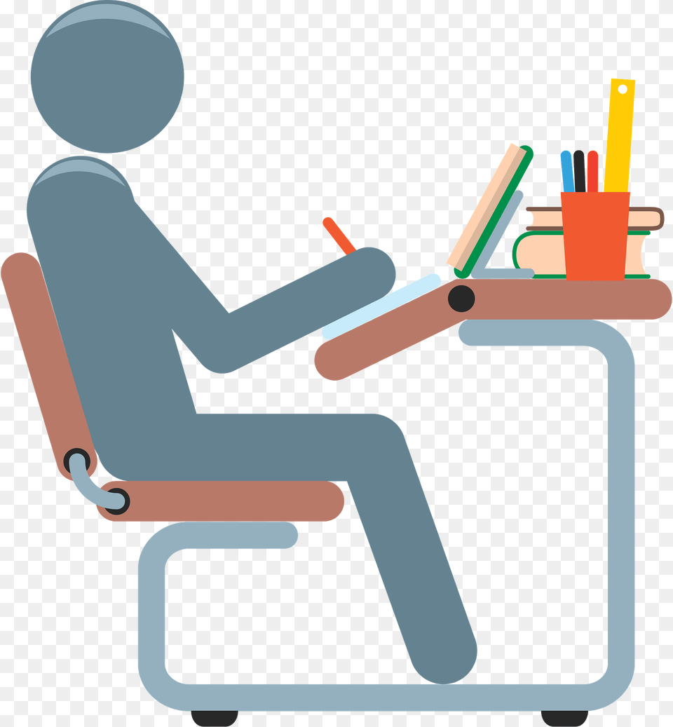 School Desk Clipart, Chair, Furniture, Dynamite, Weapon Free Transparent Png