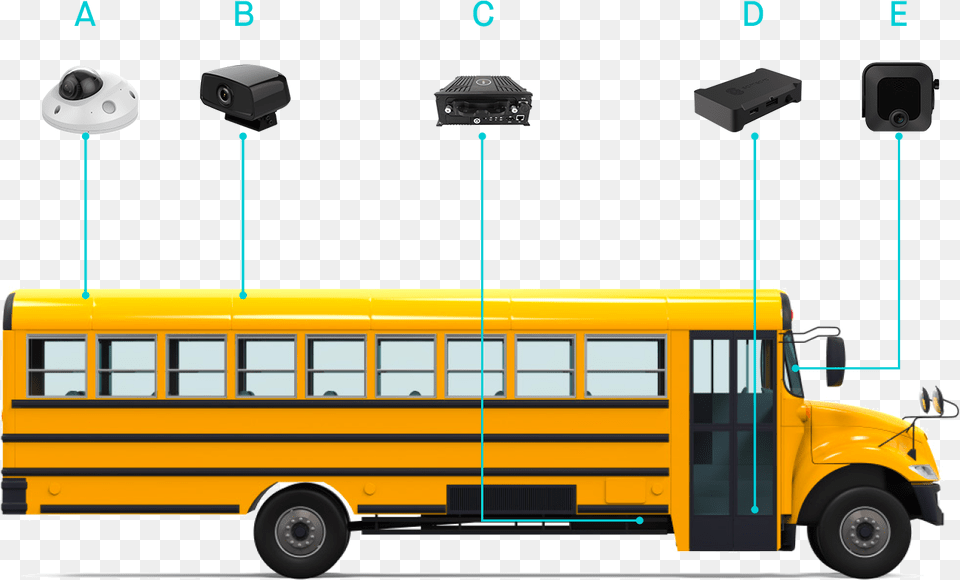 School Districts Can Gain Complete Visibility Into School Bus, School Bus, Transportation, Vehicle, Machine Png Image