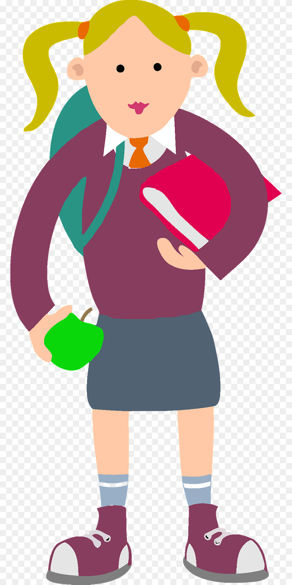 School Girl Clipart, Baby, Person, Clothing, Face Png