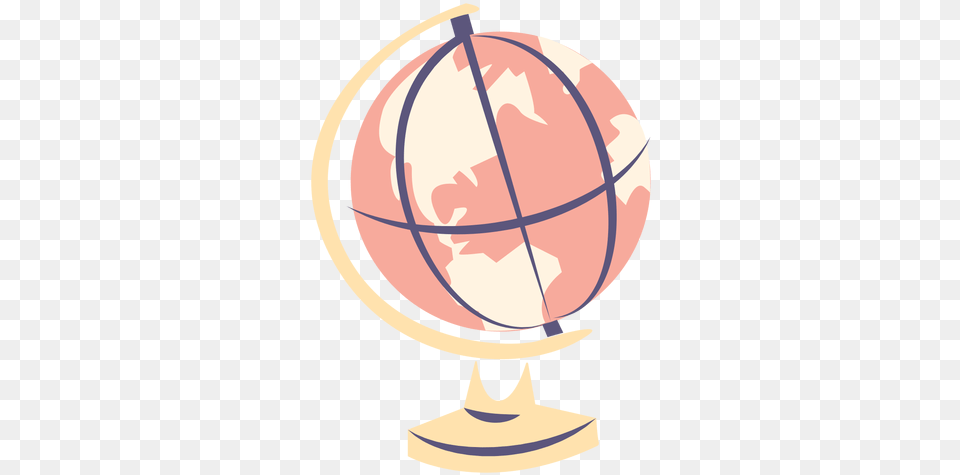 School Globe Flat Icon For Basketball, Astronomy, Outer Space, Planet Free Transparent Png