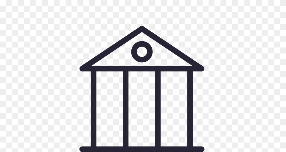 School Government Office Building Icon With And Vector, Outdoors Free Transparent Png