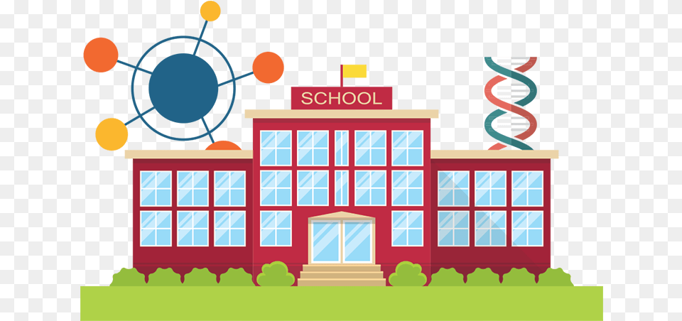 School Graphic Load740 Growth Of A School, Architecture, Building, Office Building Png