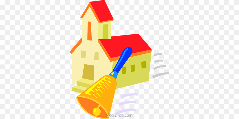 School House And Bell Royalty Free Vector Clip Art Illustration, Cricket, Cricket Bat, Sport Png Image