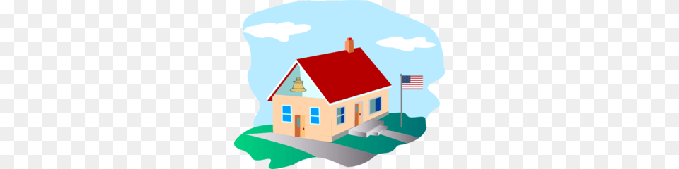 School House Clip Art, Architecture, Building, Cottage, Housing Png