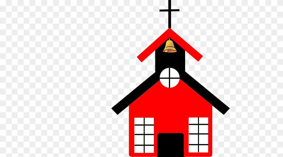 School House Clip Art, Cross, Symbol Free Png Download
