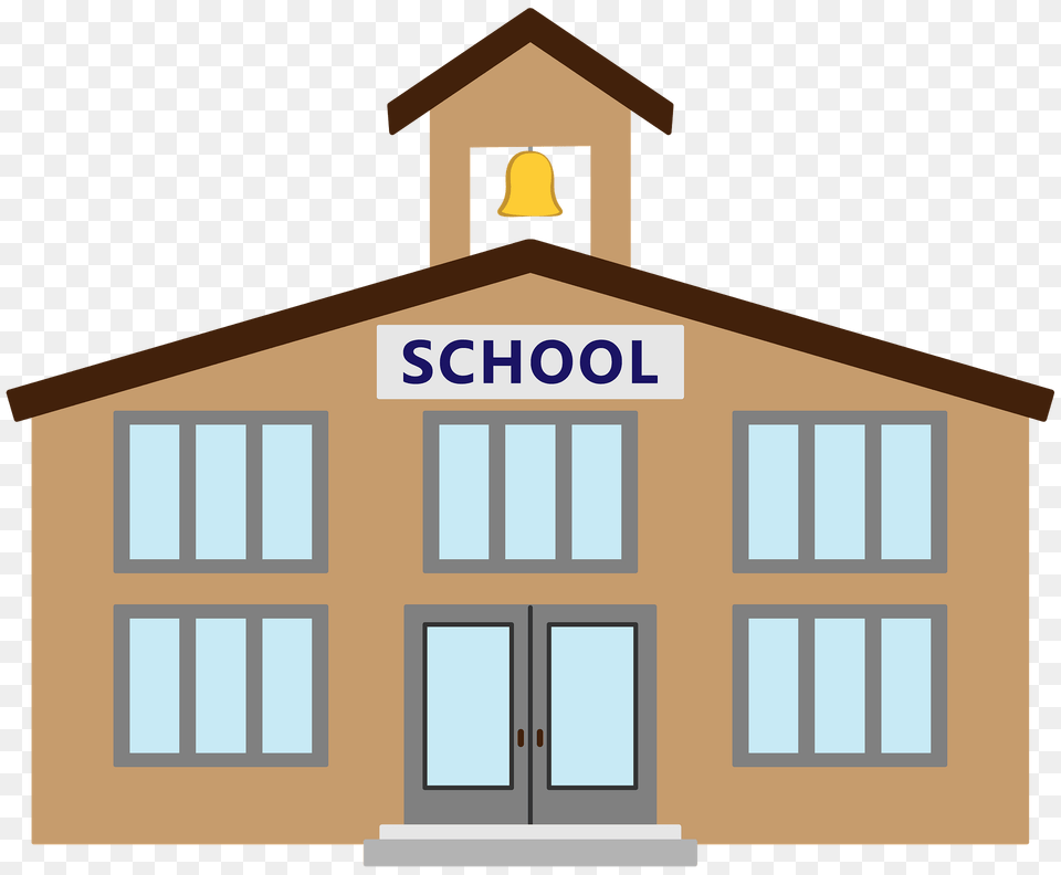 School House Clipart, Door, Architecture, Building, Housing Free Transparent Png