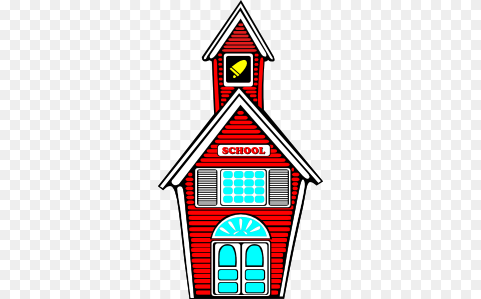School House Clipart, Architecture, Building, Clock Tower, Tower Free Png Download