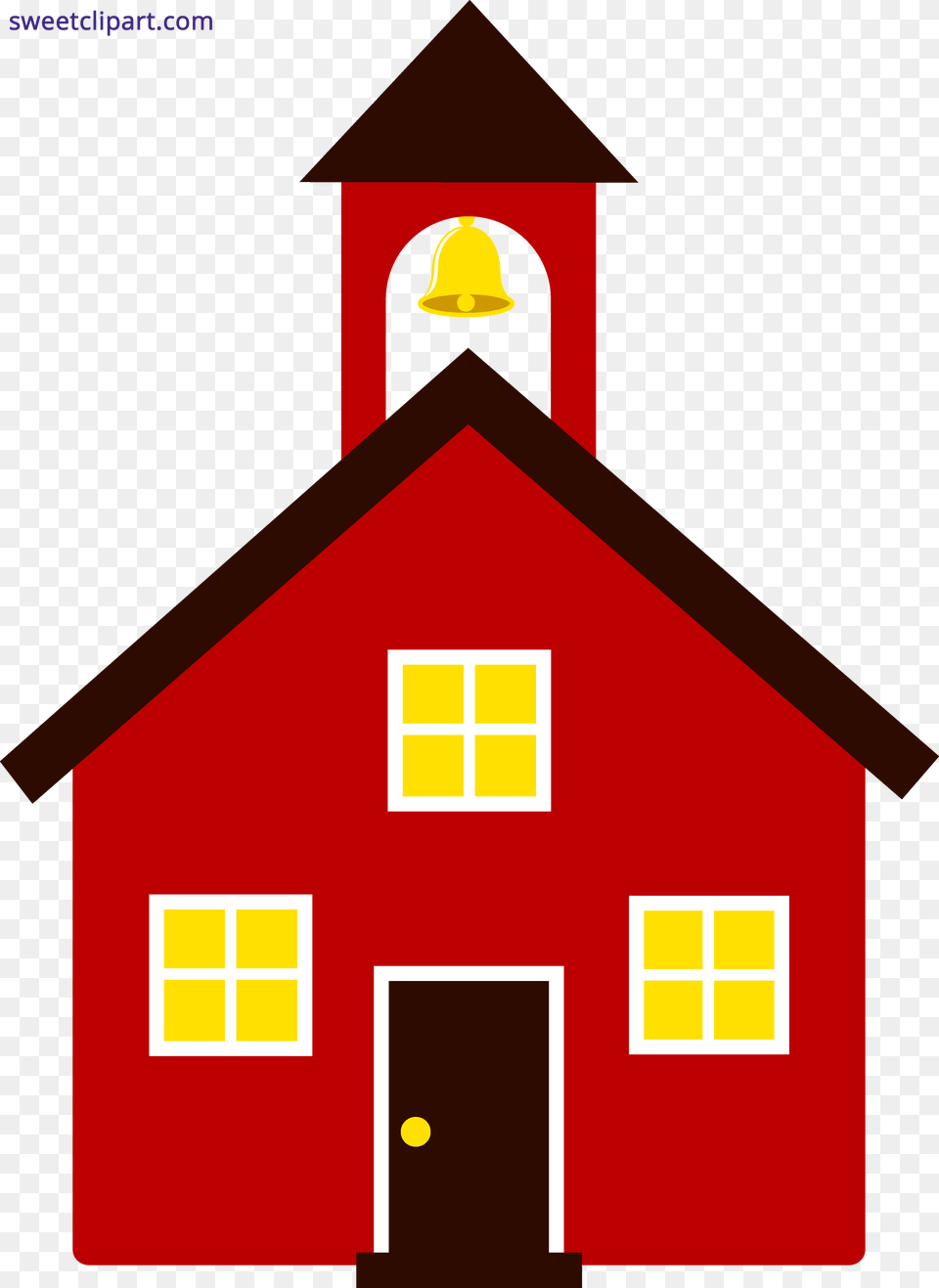 School House Red Clipart, Nature, Outdoors, Countryside, Architecture Free Transparent Png