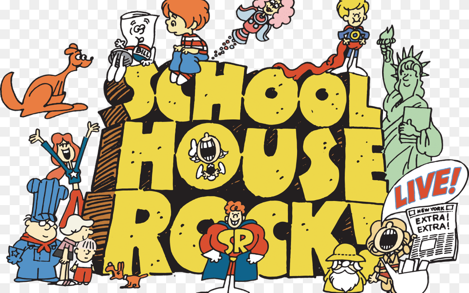 School House Rock Live Schoolhouse Rock Live Art, Book, Comics, Publication, Baby Free Png