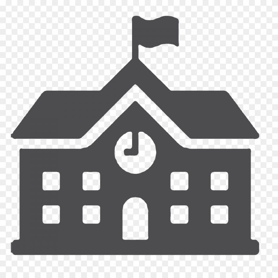 School Icon School Symbol On Map, Architecture, Building, Housing, Food Free Png Download