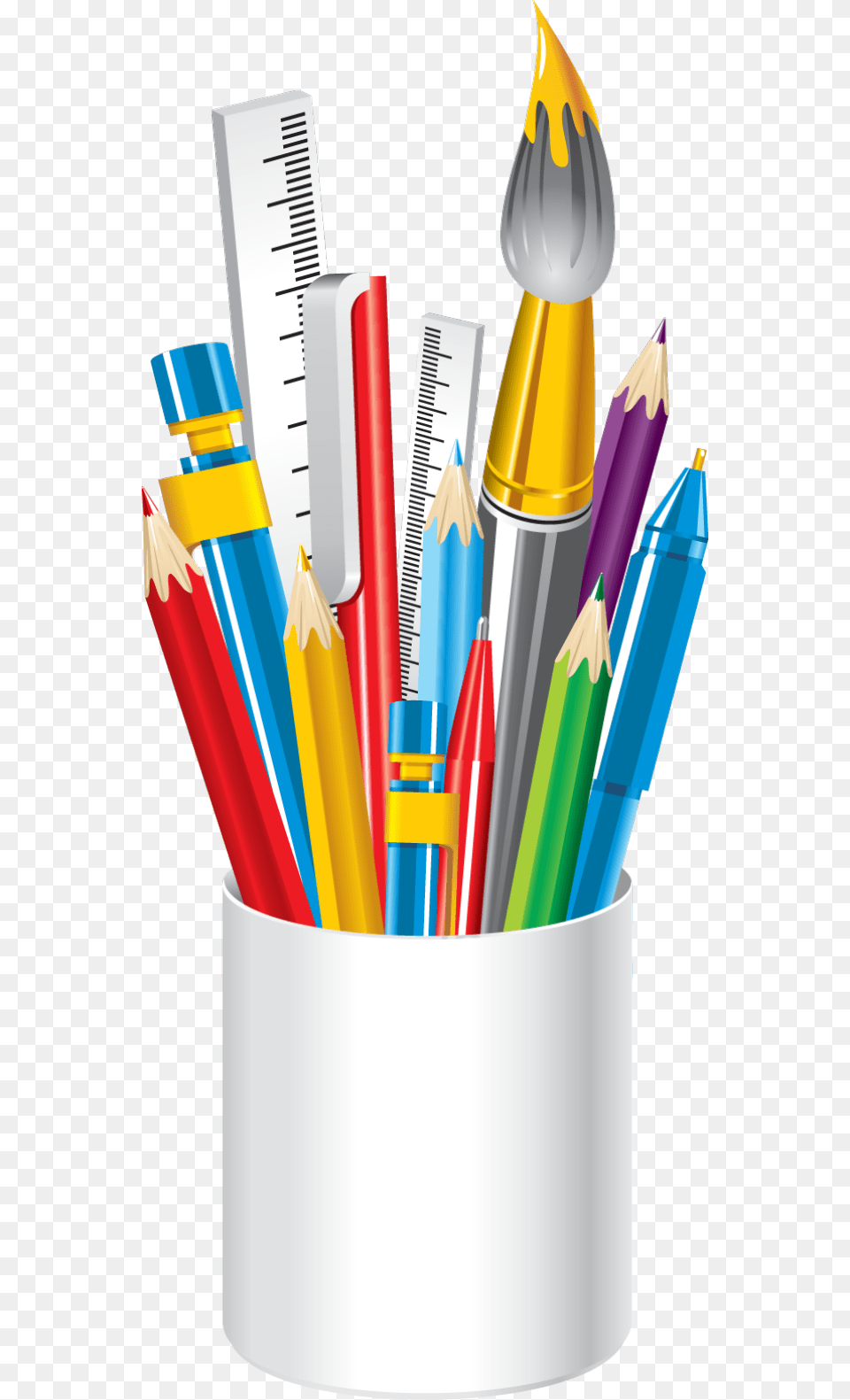 School Items Clipart Clip Art, Pencil Free Png Download