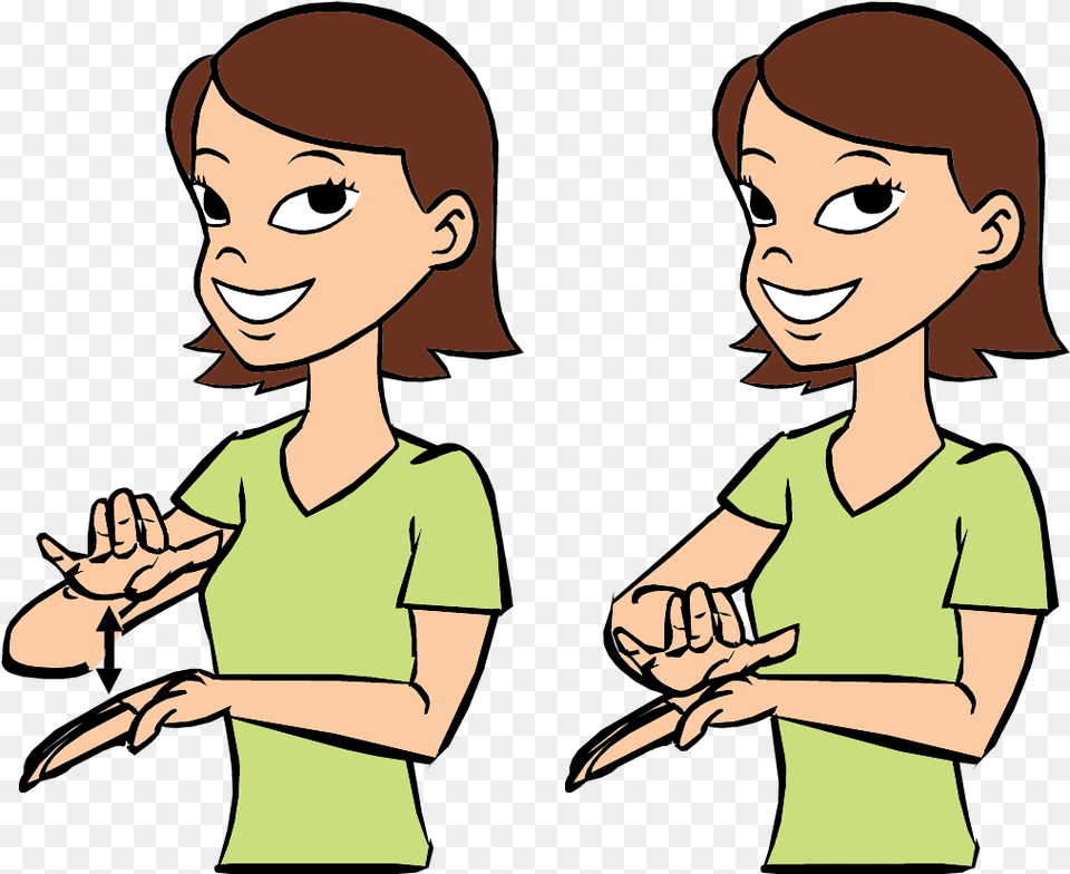 School Like In Sign Language, Adult, Baby, Female, Person Free Png
