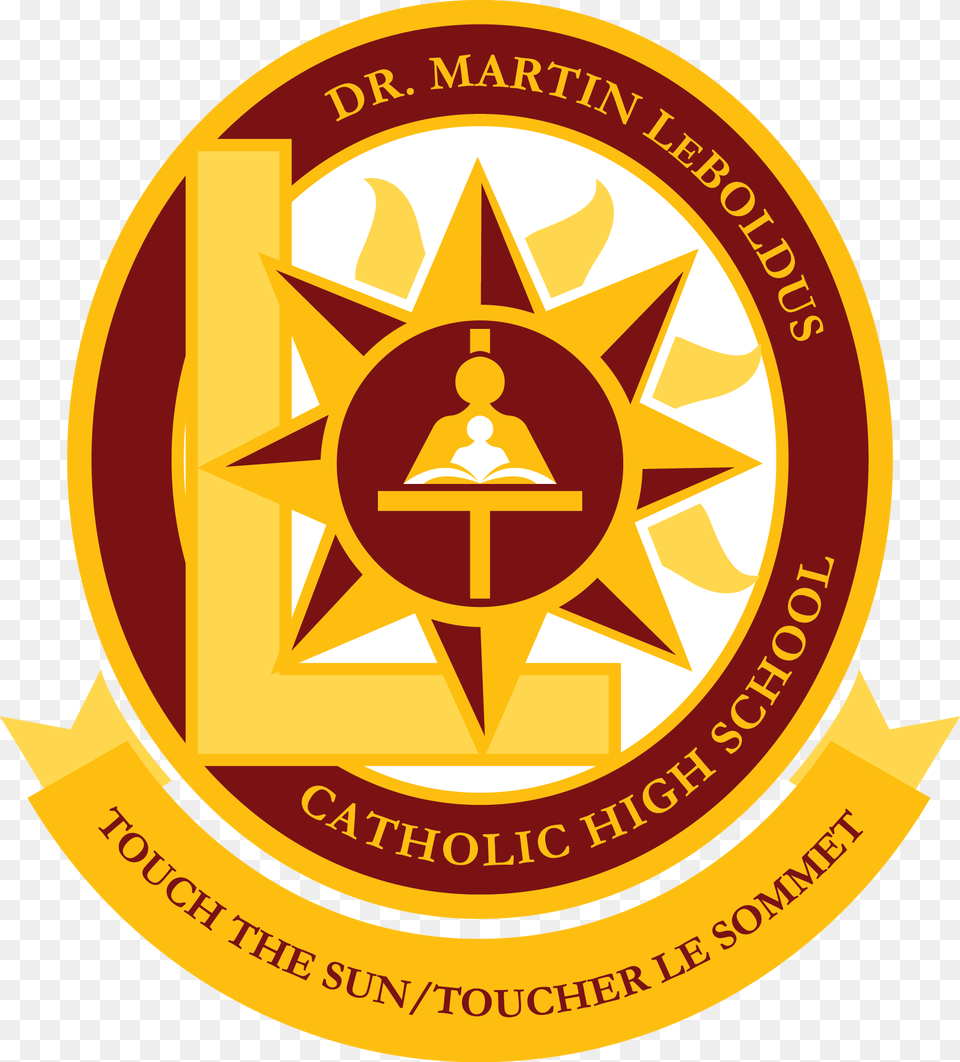 School Logo 2 Dr Martin Leboldus High School Logo, Symbol, Badge, Emblem, Dynamite Free Png Download