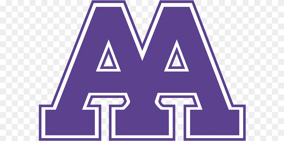 School Logo Image Alma College Logo, Purple, Symbol, Triangle Free Png