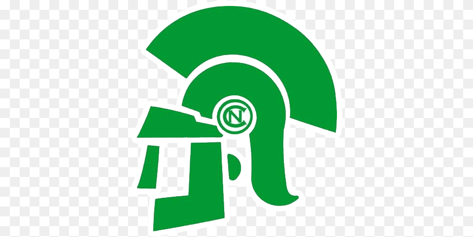 School Logo New Castle High School Trojans, Recycling Symbol, Symbol Free Png