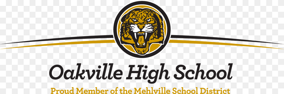 School Logo Oakville High School Logo, Animal, Mammal, Tiger, Wildlife Free Png Download