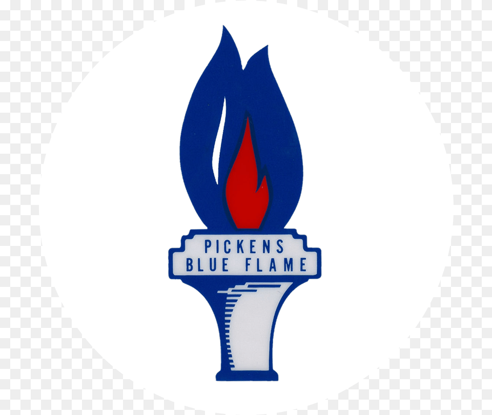 School Logo Pickens Blue Flame, Light, Torch, Astronomy, Moon Free Png Download